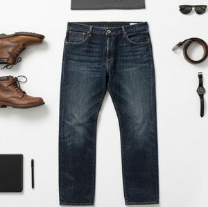 Ralph Lauren Polo Dark Wash Mens Straight Leg Jeans